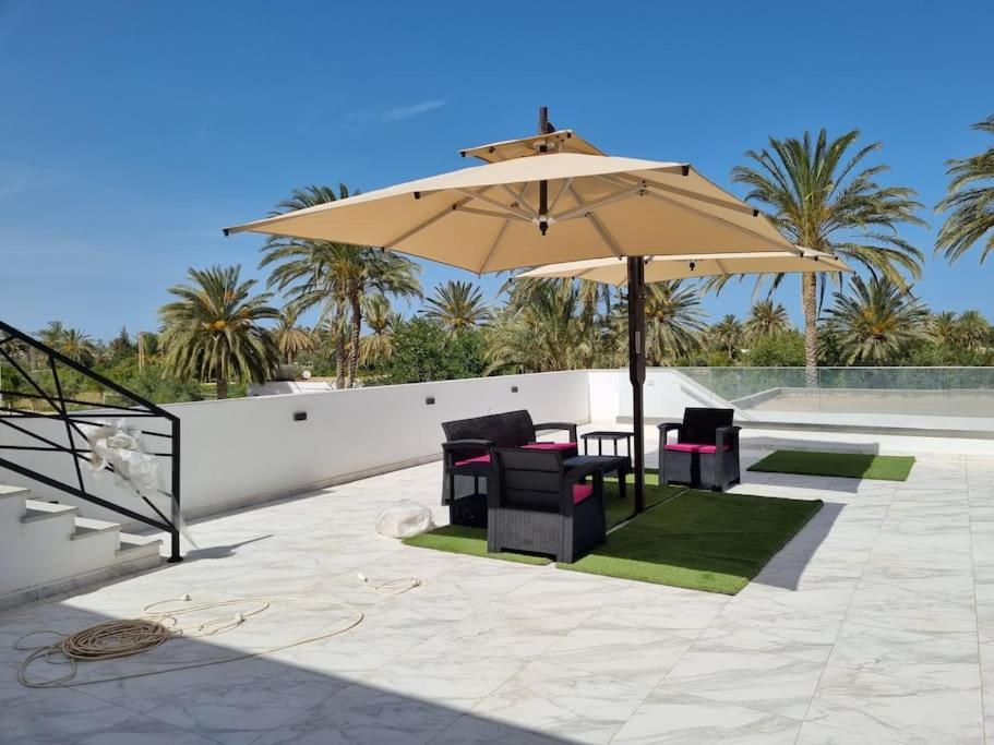 Villa Dar Jamila - Au Coeur De L'Oasis - Gabès Esterno foto