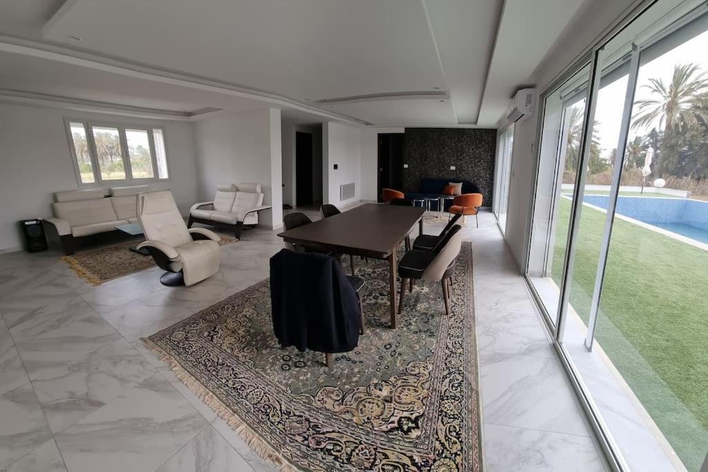 Villa Dar Jamila - Au Coeur De L'Oasis - Gabès Esterno foto