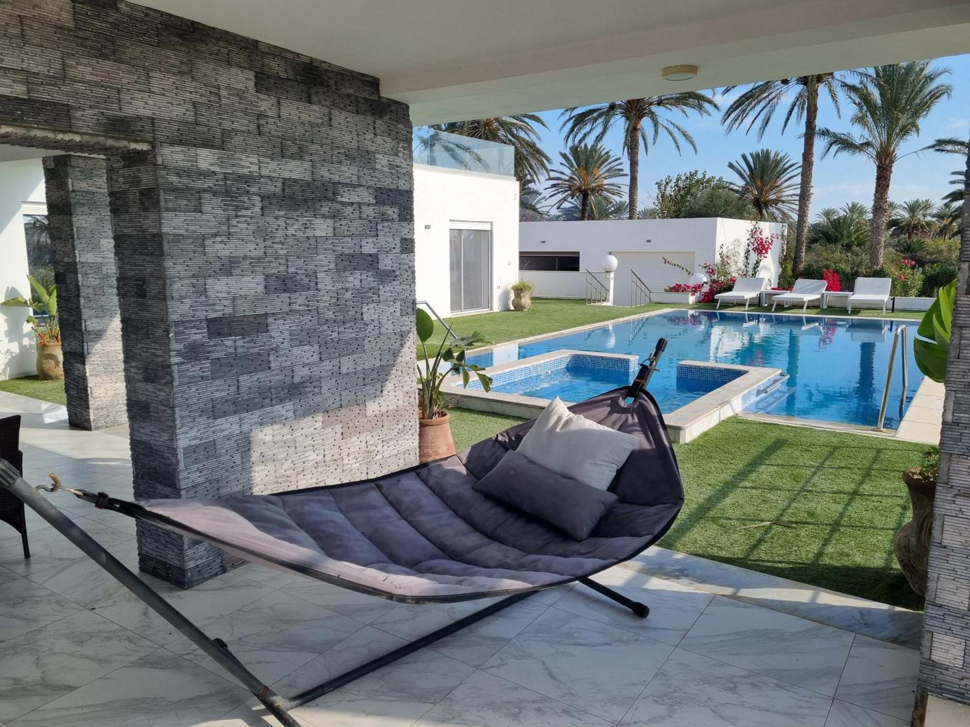 Villa Dar Jamila - Au Coeur De L'Oasis - Gabès Esterno foto