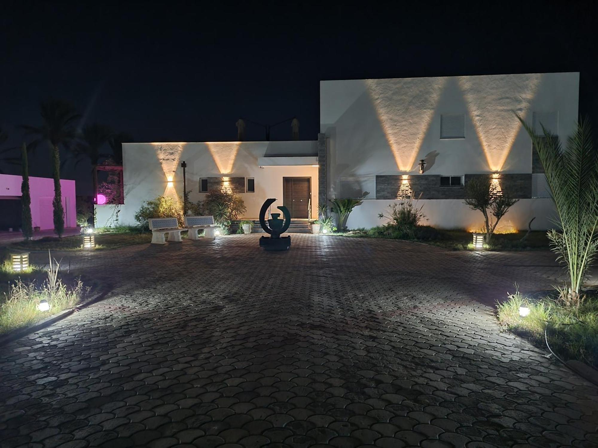 Villa Dar Jamila - Au Coeur De L'Oasis - Gabès Esterno foto