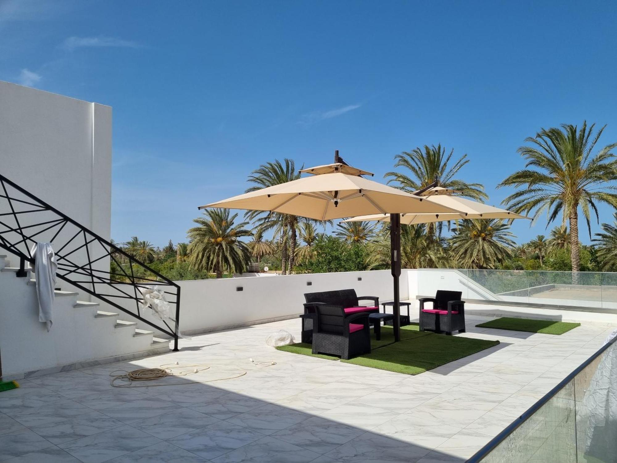 Villa Dar Jamila - Au Coeur De L'Oasis - Gabès Esterno foto